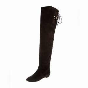 Chloe Crosta Suede Over the Knee Boots